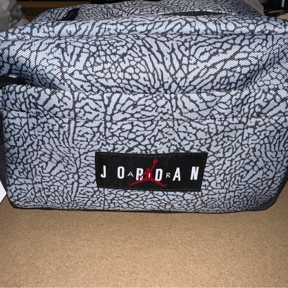 Jordan Bags Nike Air Jordan Travel Dopp Kit Clutch Bag Toiletries Bag Black Cement Rare
